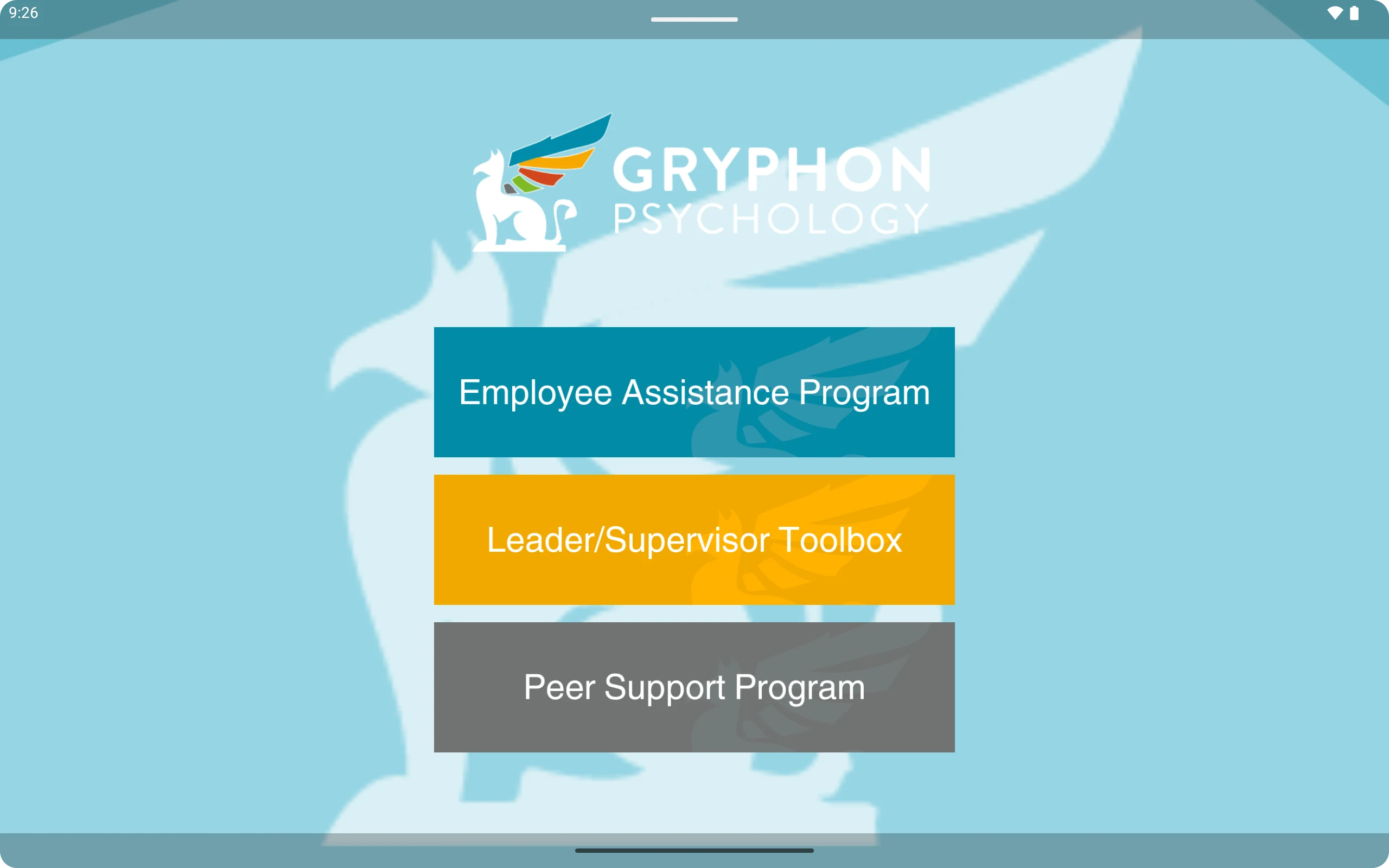 Gryphon EAP screenshot